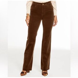 Talbots Women’s Dark Walnut Brown 70’s Corduroy Flare Leg Pants Size 10